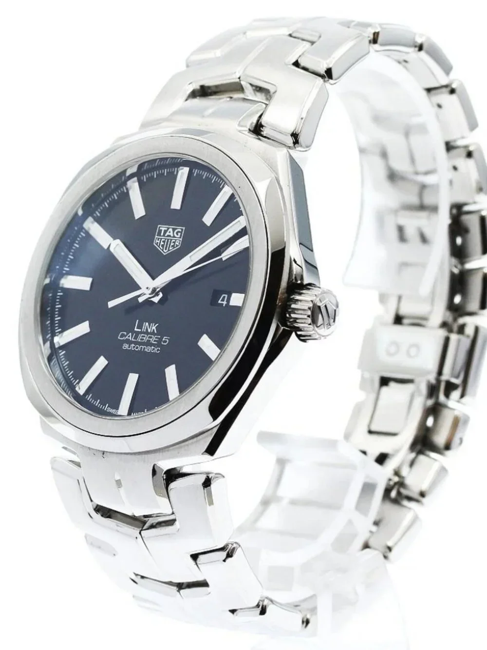 TAG HEUER Link caliber 5 WBC2110 Date black Dial Automatic Men's Watch_951214